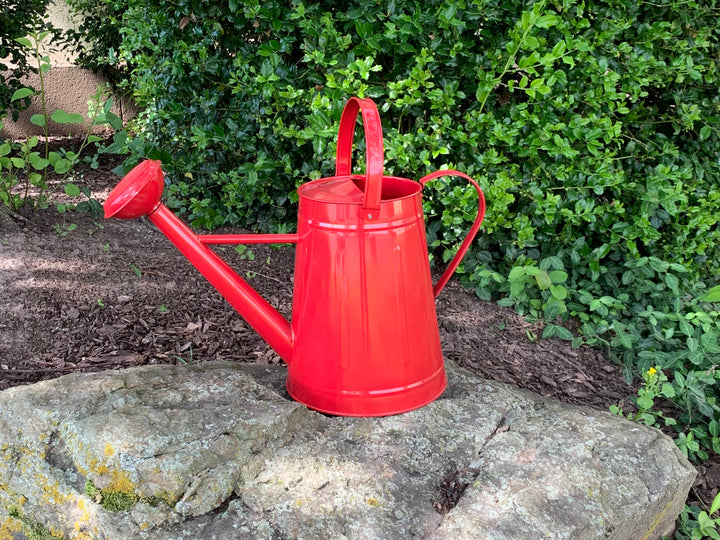 1.2 gal Red Metal Watering Can/Memory Foam Kneel Cushion