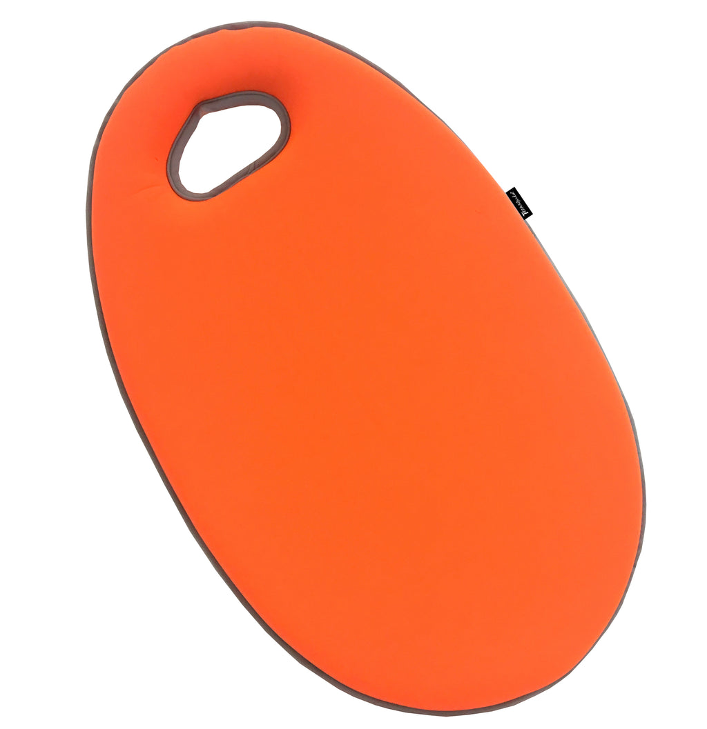 2.1 gal Orange Metal Watering Can/Memory Foam Kneel Cushion