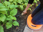 2.1 gal Orange Metal Watering Can/Memory Foam Kneel Cushion
