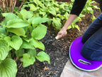 1.2 gal Violet Metal Watering Can/Memory Foam Kneel Cushion
