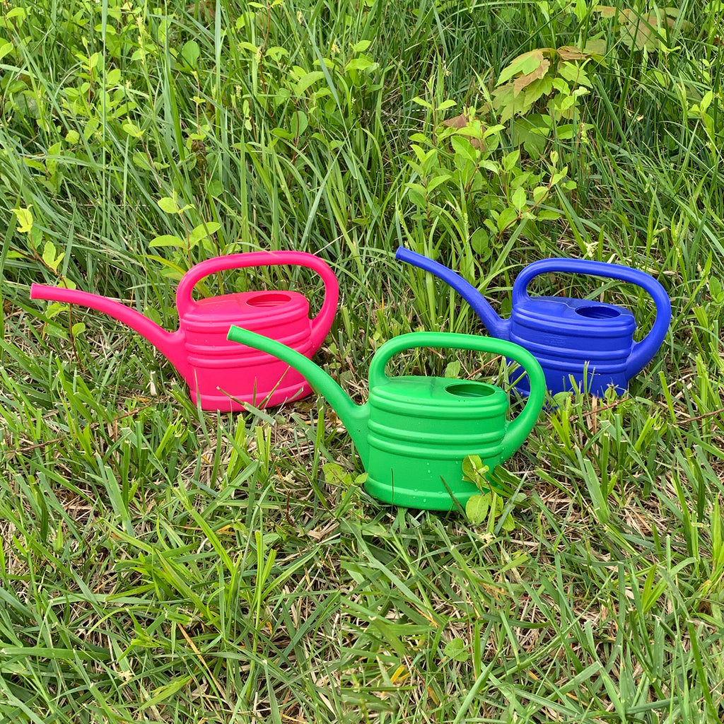 1 pt Pink Plastic Watering Can