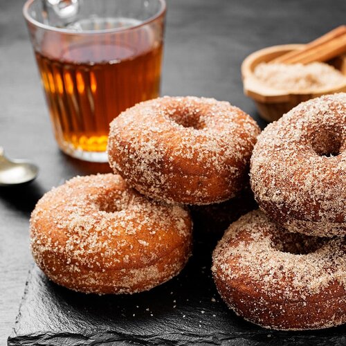 Fresh-baked Apple Cider Donuts at Reston Farm Garden Market