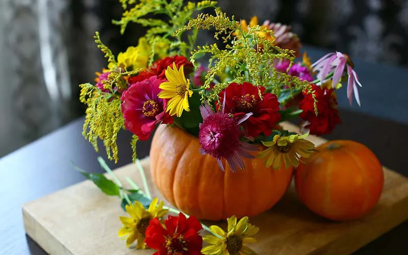 pumpkin vase