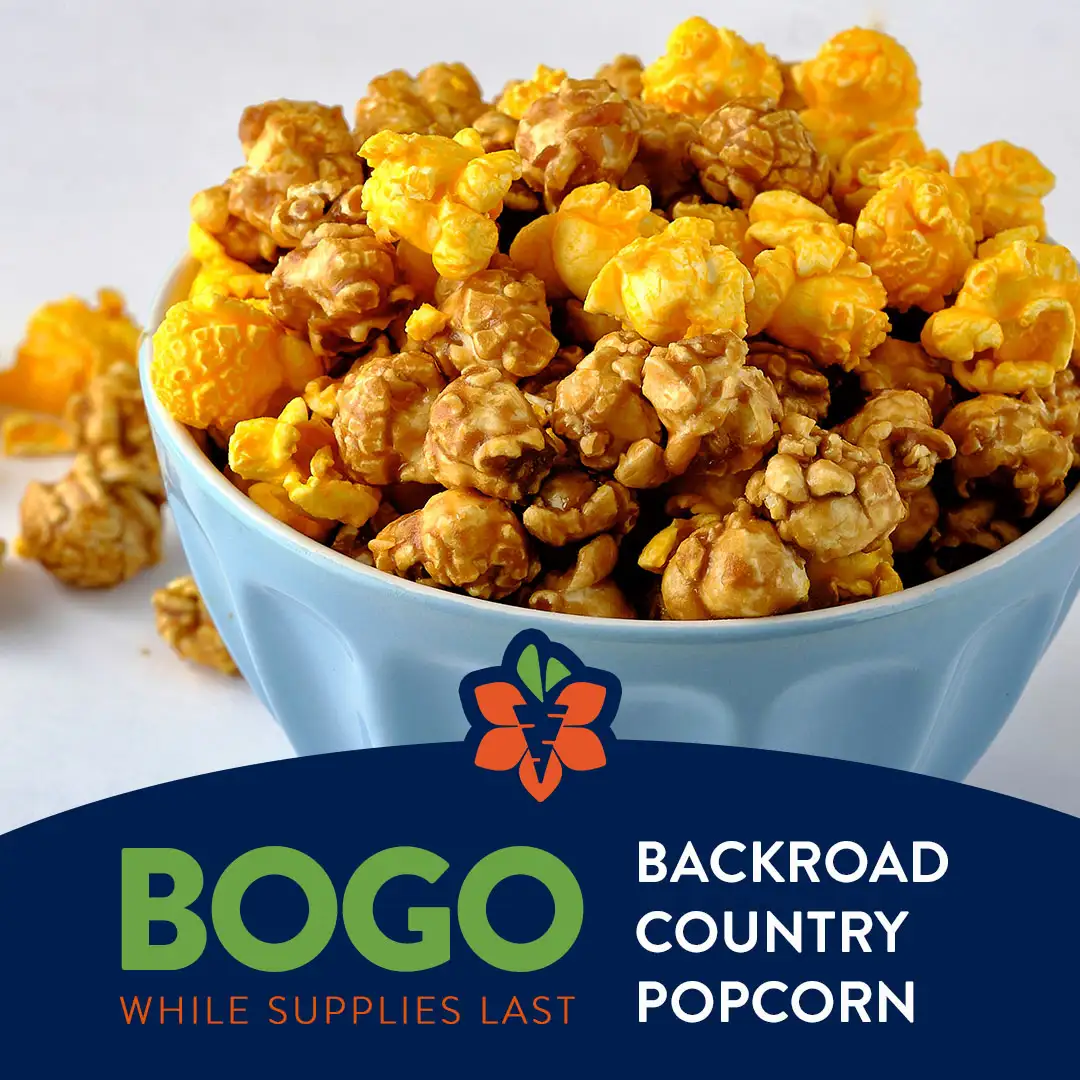 BOGO Sale Backroad Country Popcorn