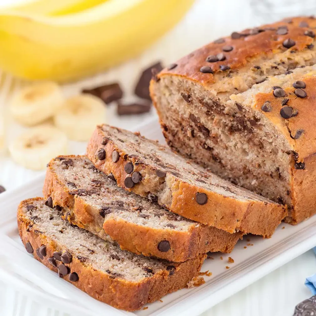 Buy Fresh-baked Banana Chocolate Chip Loaf at Reston Farm Garden Market, in Reston VA.