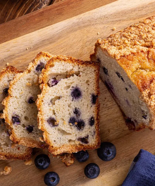 Buy Fresh-baked Blueberry Loaf at Reston Farm Garden Market, in Reston VA.