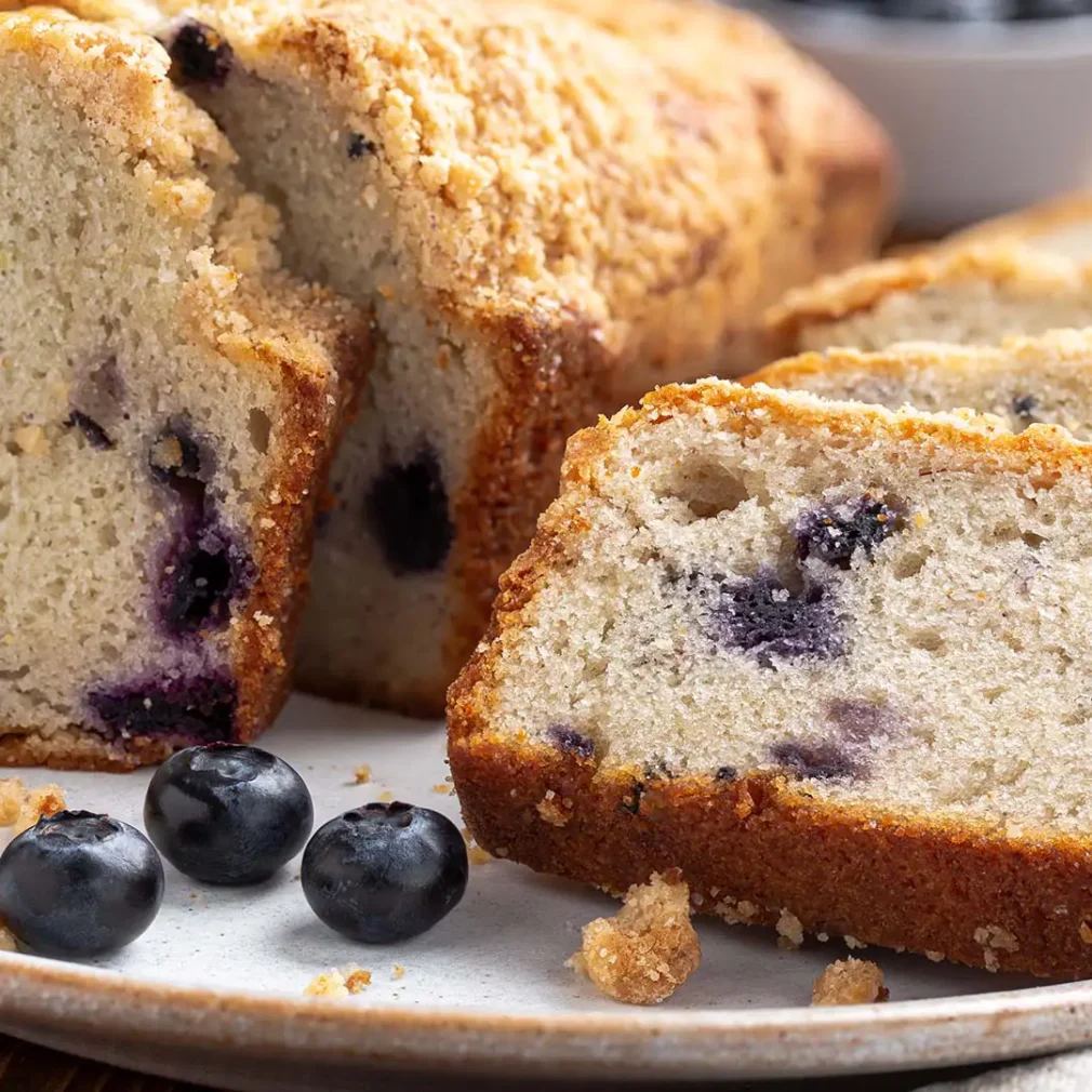 Buy Fresh-baked Blueberry Loaf at Reston Farm Garden Market, in Reston VA.