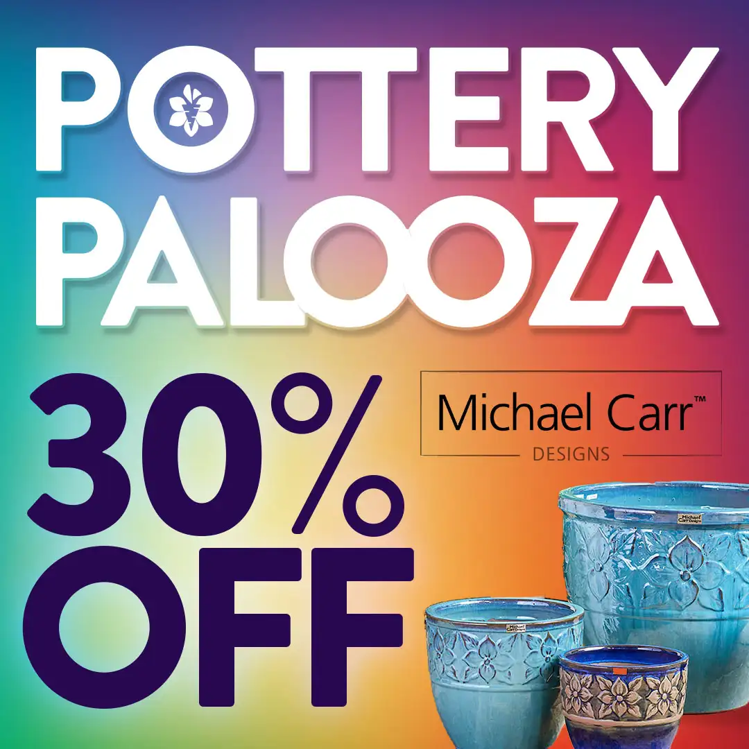 Pottery Palooza all outdoor pottery 30% off at Reston Farm Garden Market