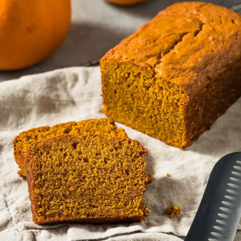 Buy Fresh-baked Pumpkin Loaf at Reston Farm Garden Market, in Reston VA.