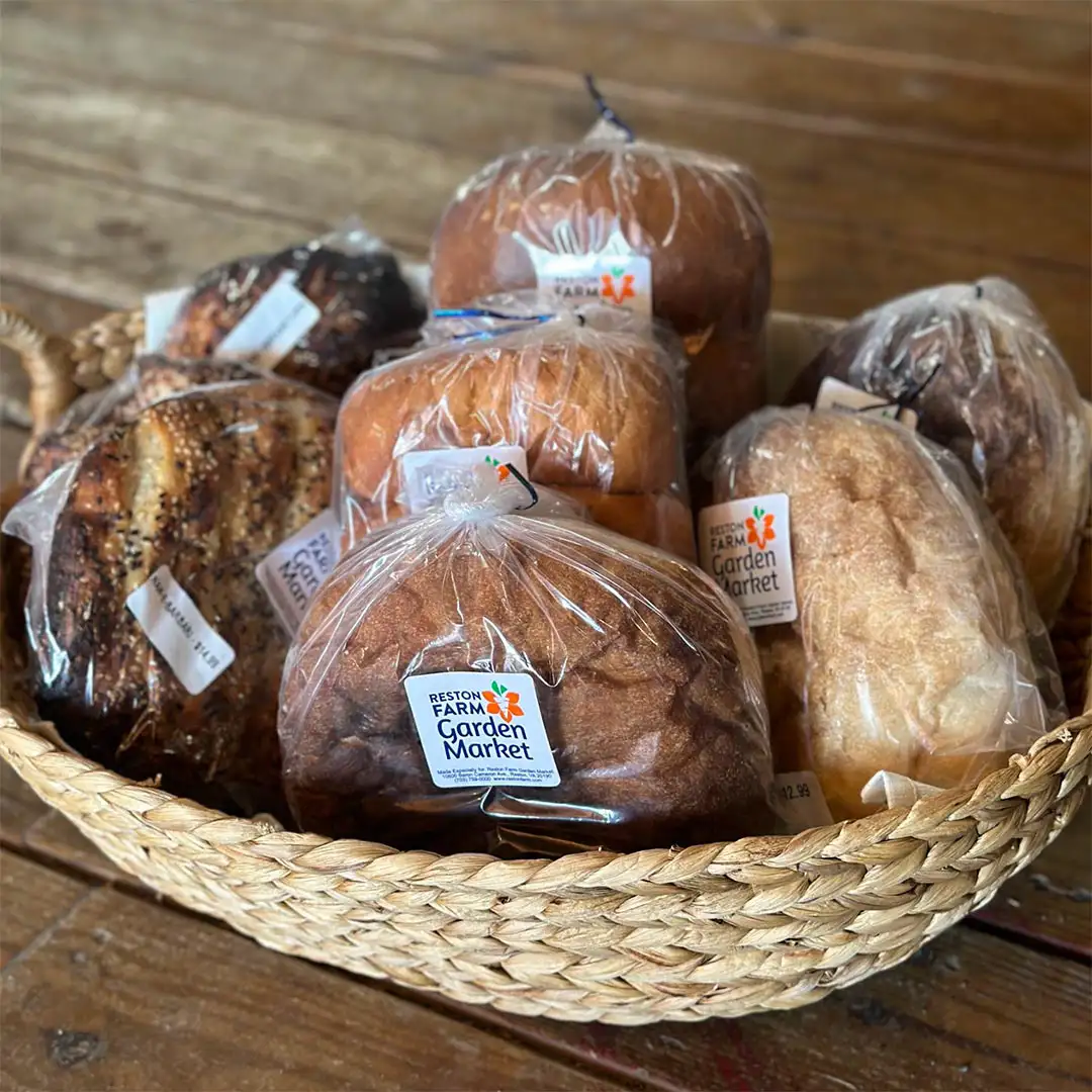 Fresh Baked Bread at Reston Farm Garden Market Fresh Baked Bread at Reston Farm Garden Market